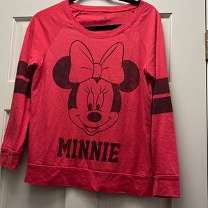 Disney Parks Minnie Mouse Red long sleeve top: Medium